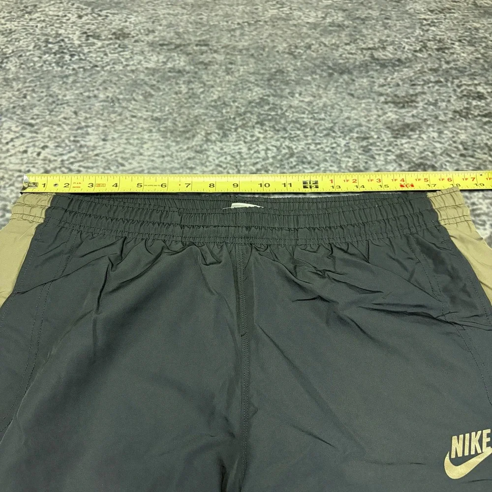 VTG Nike Track Pants Mens Large Black Windbreaker Athletic Baggy Y2K